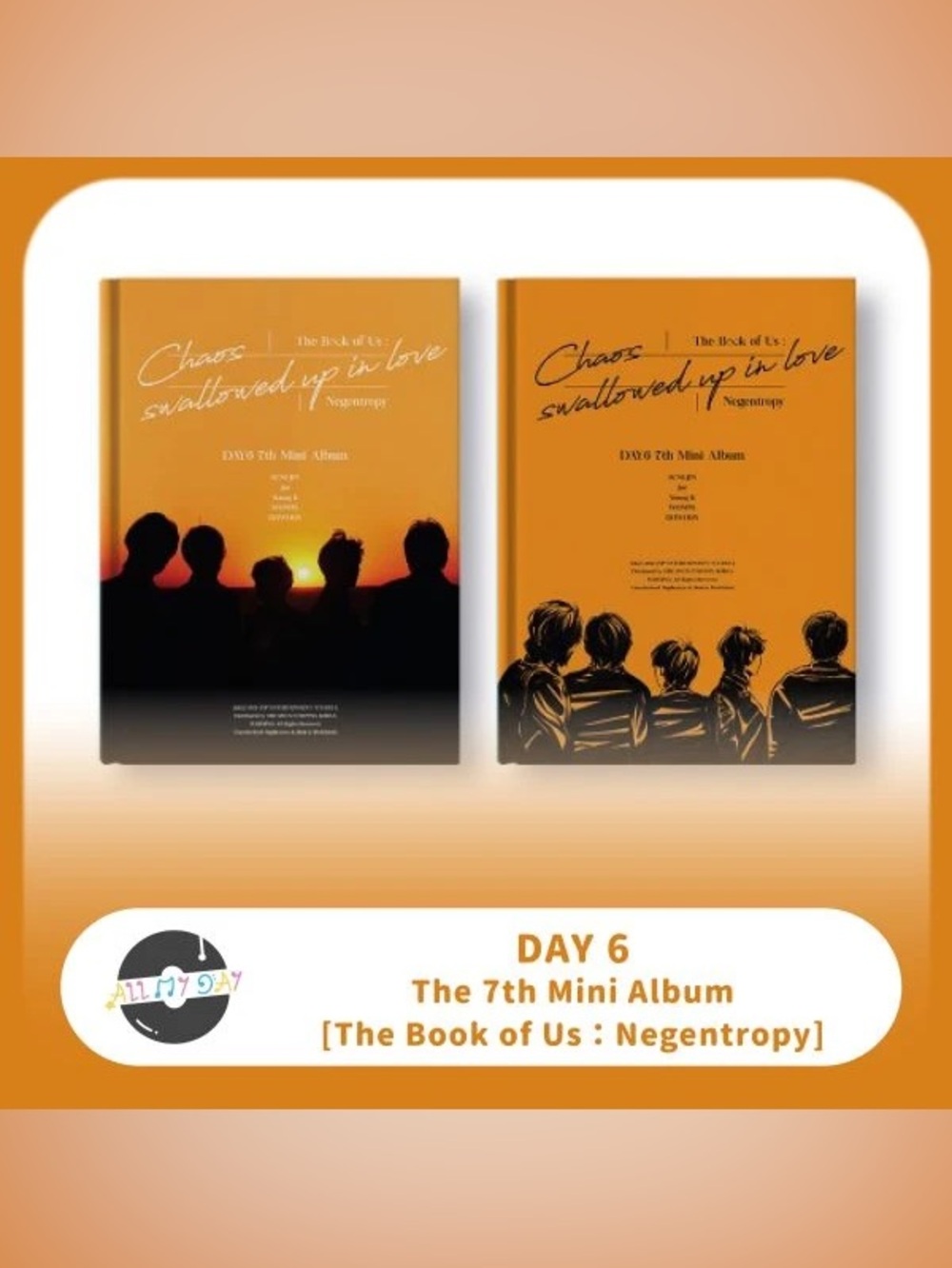 Day6 “The Book of Us: Negentropy – Chaos Swallowed Up in Love” | 2 Albums